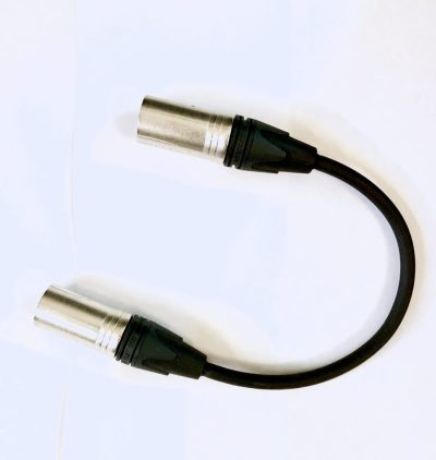 Standard size XLR to XLR Adapter with cable